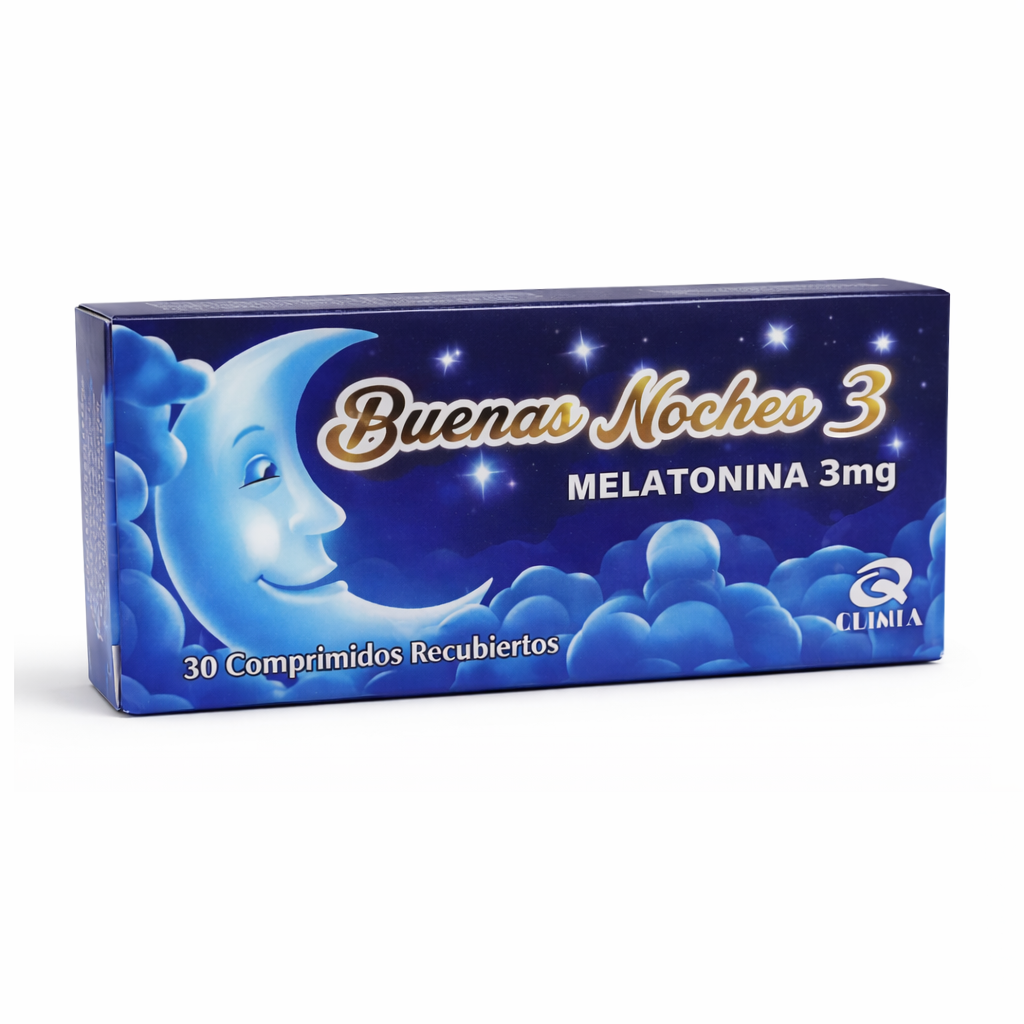 MELATONINA 3MG BUENAS NOCHES - QUIMFA
