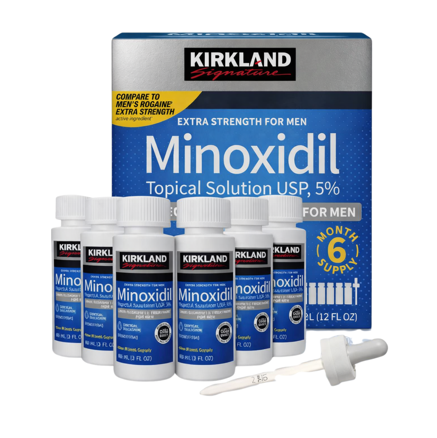 KIRKLAND MINOXIDIL 5% - 6 FRASCOS