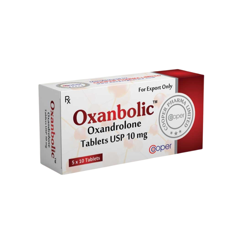 OXANDROLONA (oxanbolic) 10MG/50COMP - COOPER