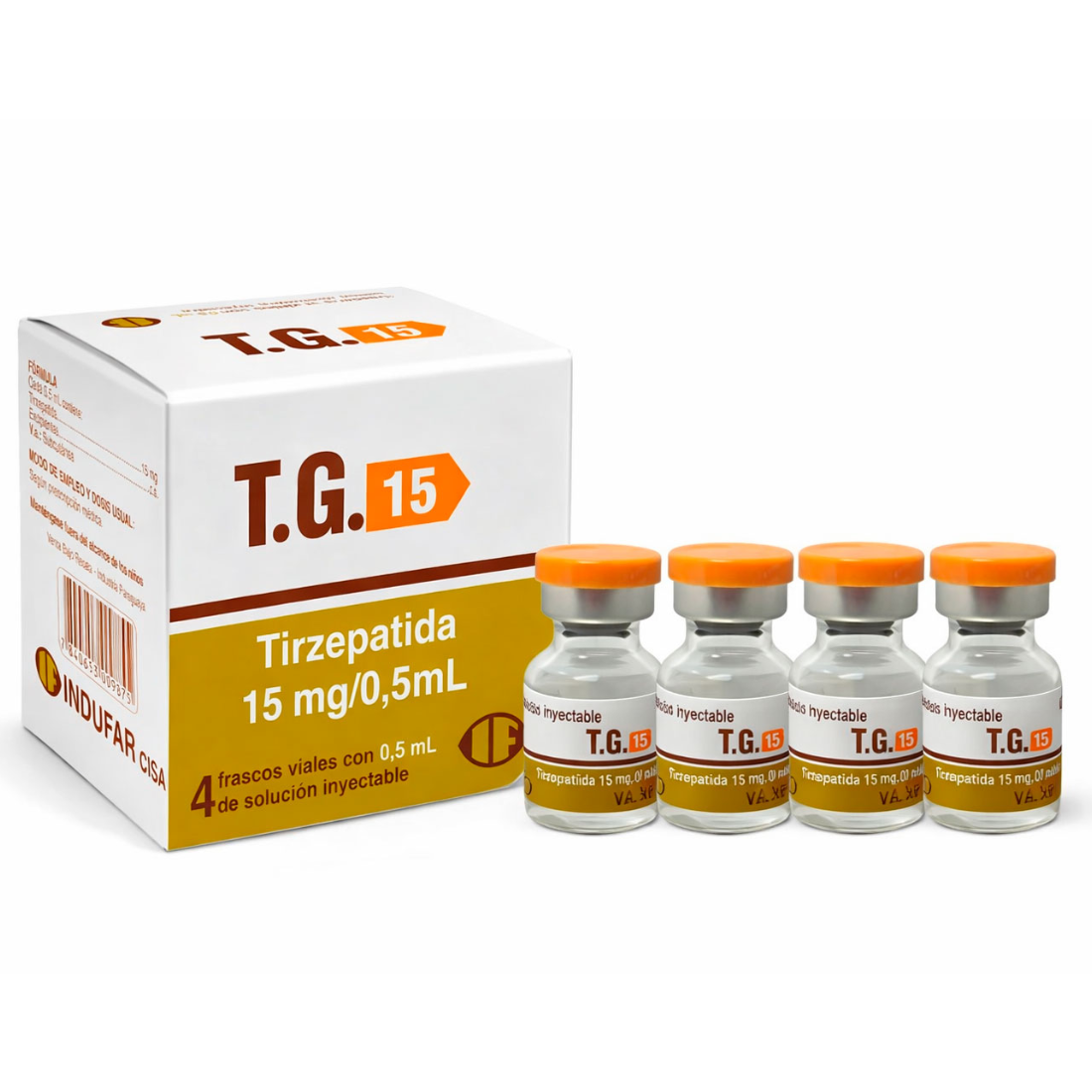 TIRZE TG 15MG - 4 VIAL