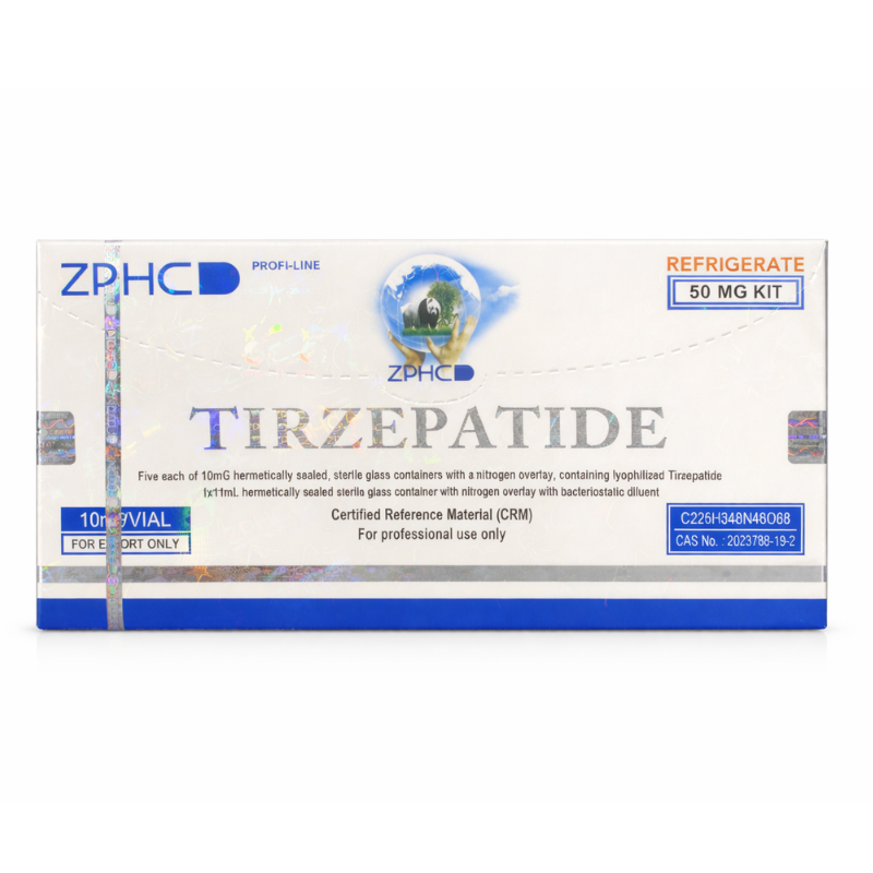 TIRZE ZPHC 50MG PÓ - 5 VIAL