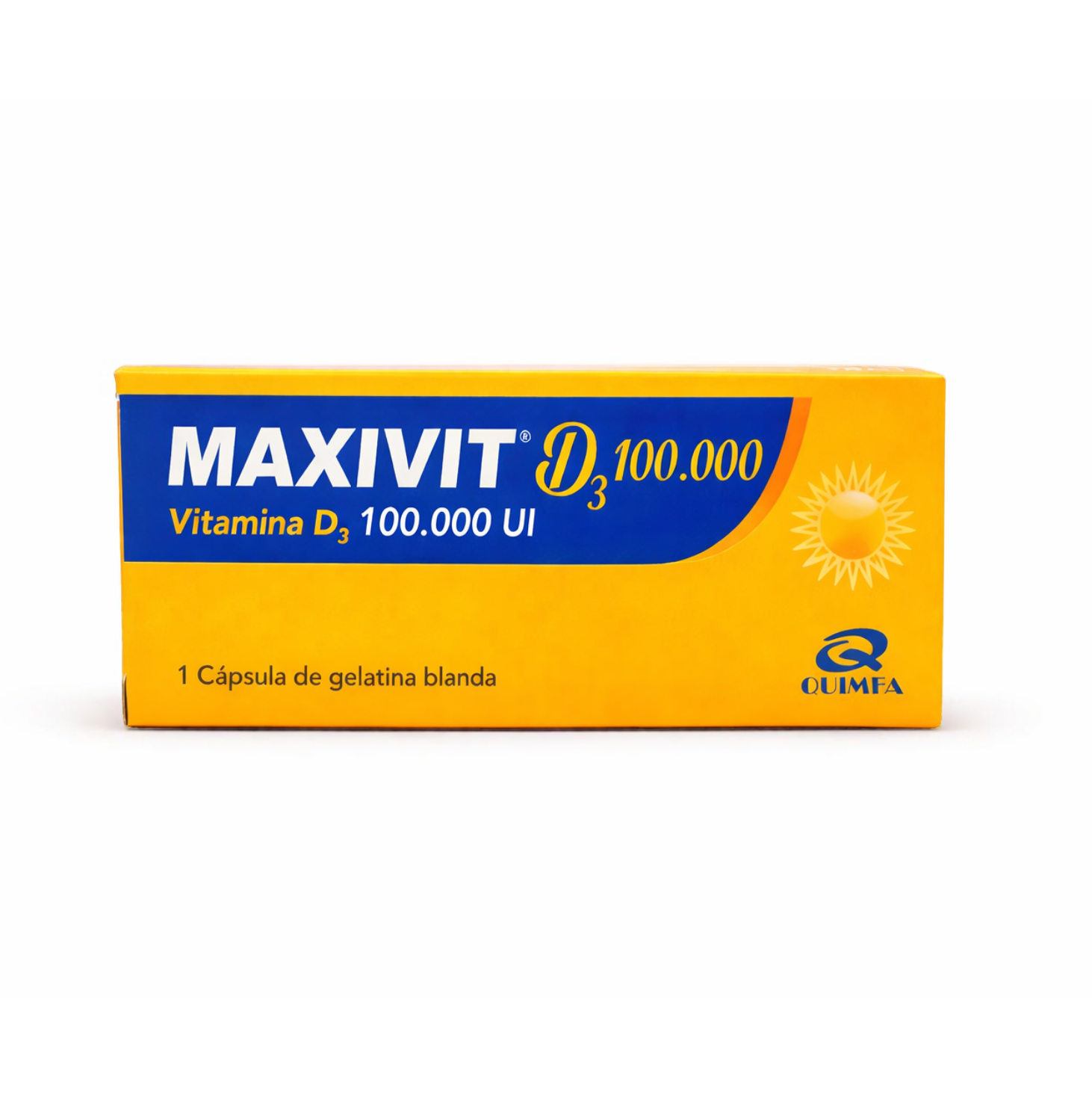 MAXIVIT D3 100.000ui 1 CAP - QUIMFA
