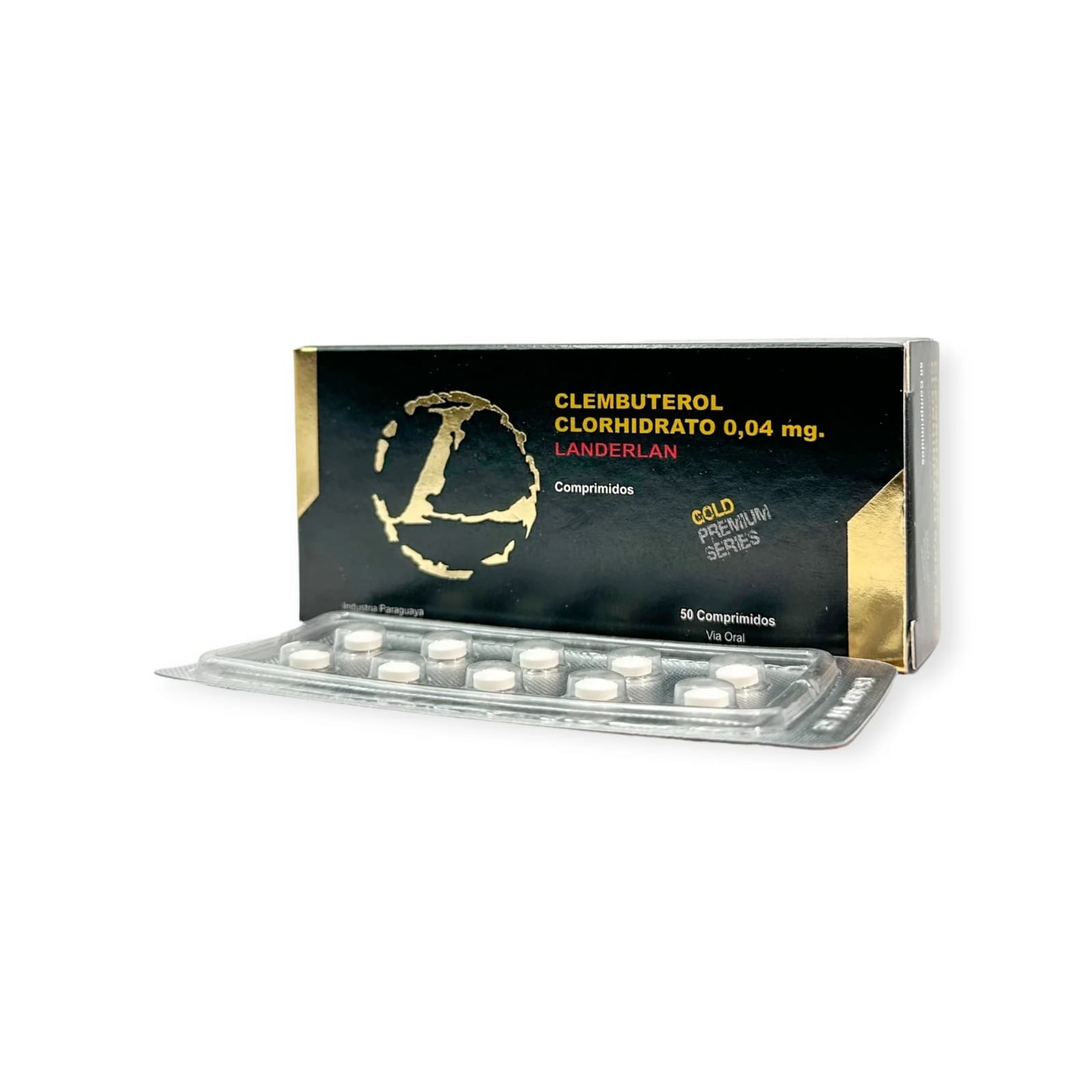 Clembuterol Clorhidrato – 0,04mg 50comp - landergold